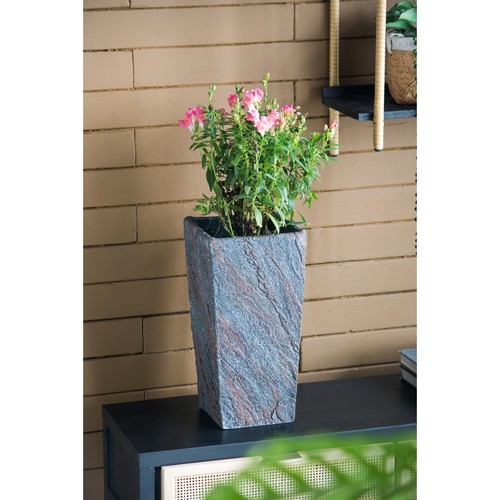Cement planter 5x7 5x15 - planter, 7.5x7.5x15"